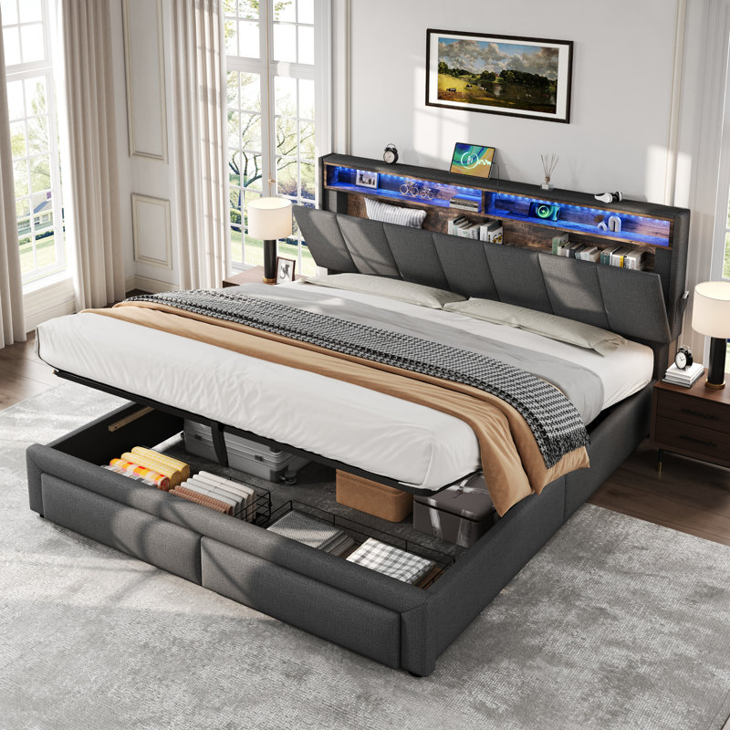 Beisel Upholstered Ottoman Bed