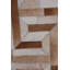 Metro-Velvet Geometric Area Rug in Brown/Gray/Ivory-25181507