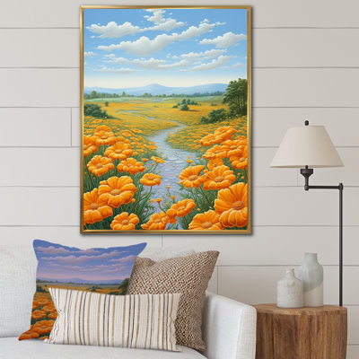 " Radiant Sunshine Marigold Flowers IV "