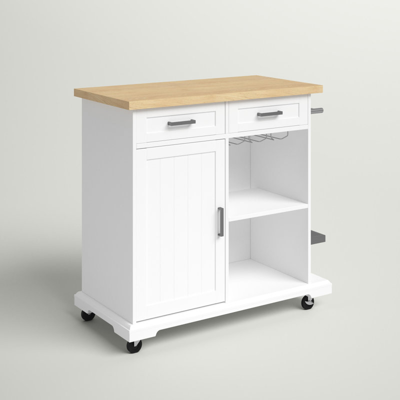 Hanner Wood Kitchen Island