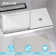 30 In. D X 60 In. W X 5 1/2 In. H Drain Single Threshold Shower Base