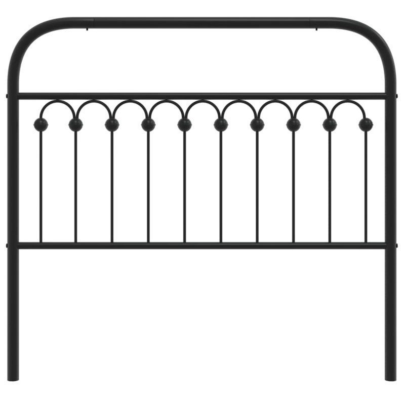 Headboard, Black, 100cm H x 112cm W x 3cm D