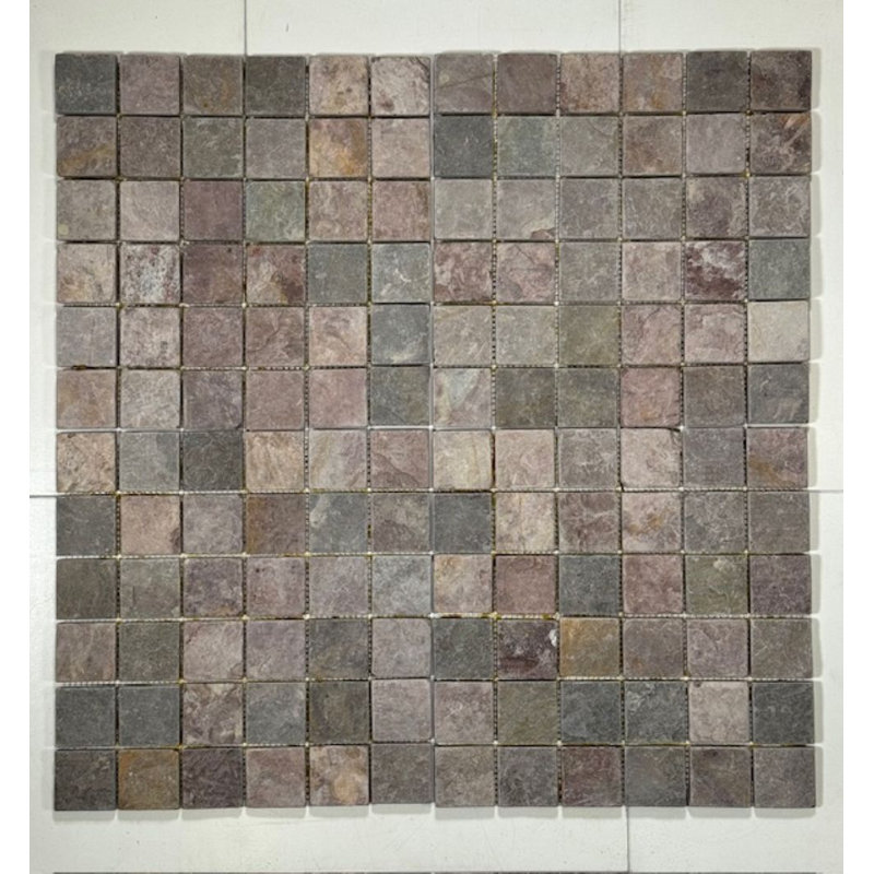 Tumbled Violet Orchid Mosaic 2X2”