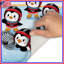 Tapis de bain pingouins jouant au hockey-339447596
