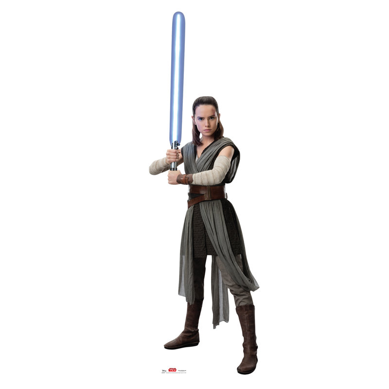88'' Life-Size Rey Star Wars Cardboard Standup