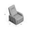 81.28cm Wide Faux Leather Lift Assist Standard Recliner-429537953