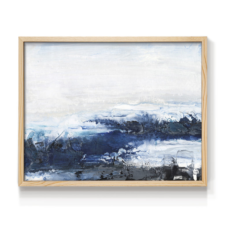 Mysterious Sea I - reproduction encadrée - réarmable, Naturel, H 22 po x l 28 po