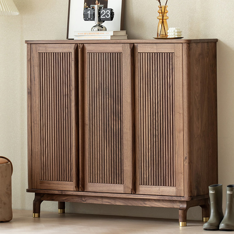 Armoire à chaussures en bois massif
