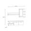 Coldwell TV Stand for TVs up to 55"