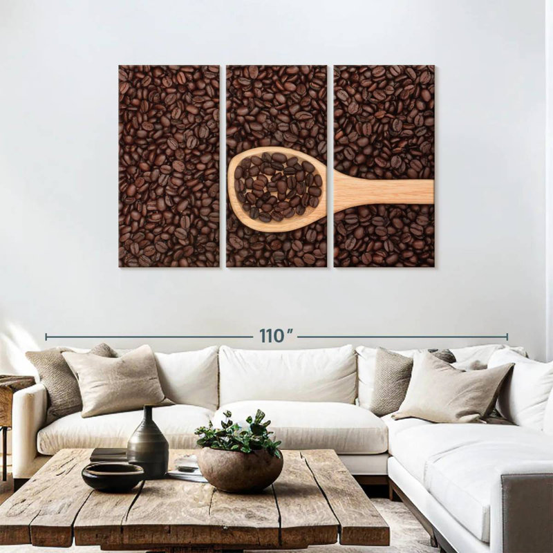 Yarlin Coffee Beans On Spoon, 48" H x 74" W