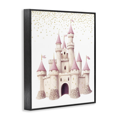 Princess Dreams Castle Framed Giclee, design by Christine Simpson Art