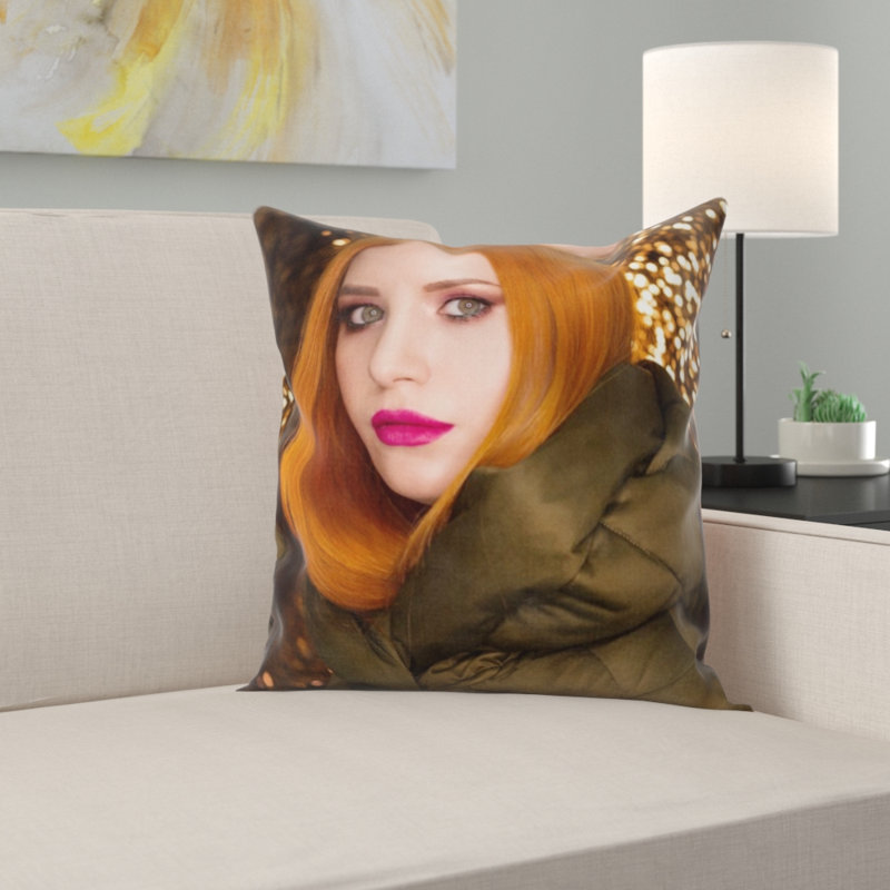 Coussin décoratif portrait