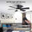 46" 6-blade Ceiling Fan with Light Kit and Remote Control-27037013