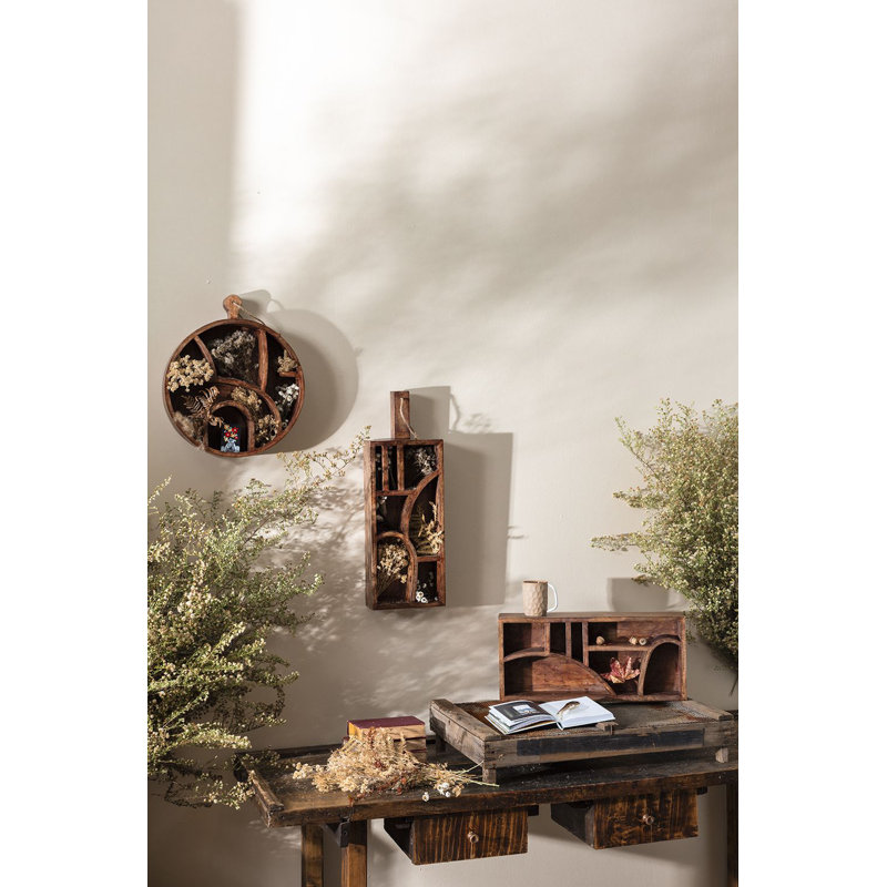 Tablette en bois massif Mango