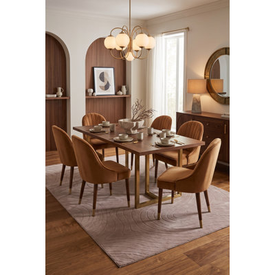 Somos Modern Machine Washable Taupe Area Rug