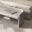 Banc de rangement rembourré en cuir Jimeniz-962840386