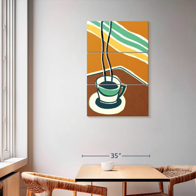 Yarlin Boho Style Coffee, 57" H x 36" W