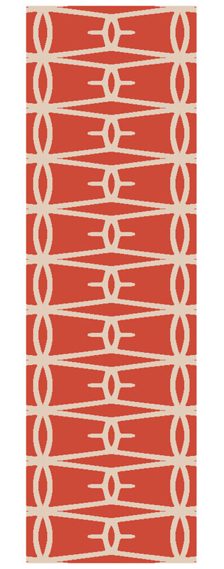 Irizarry Wool Geometric Indoor Rug, Runner 2'6" x 8'