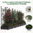 114 x16 x 63 in  Modular Vertical Garden Kit 7-Pack Raised Planter Boxes with Trellis Panels-1241202993