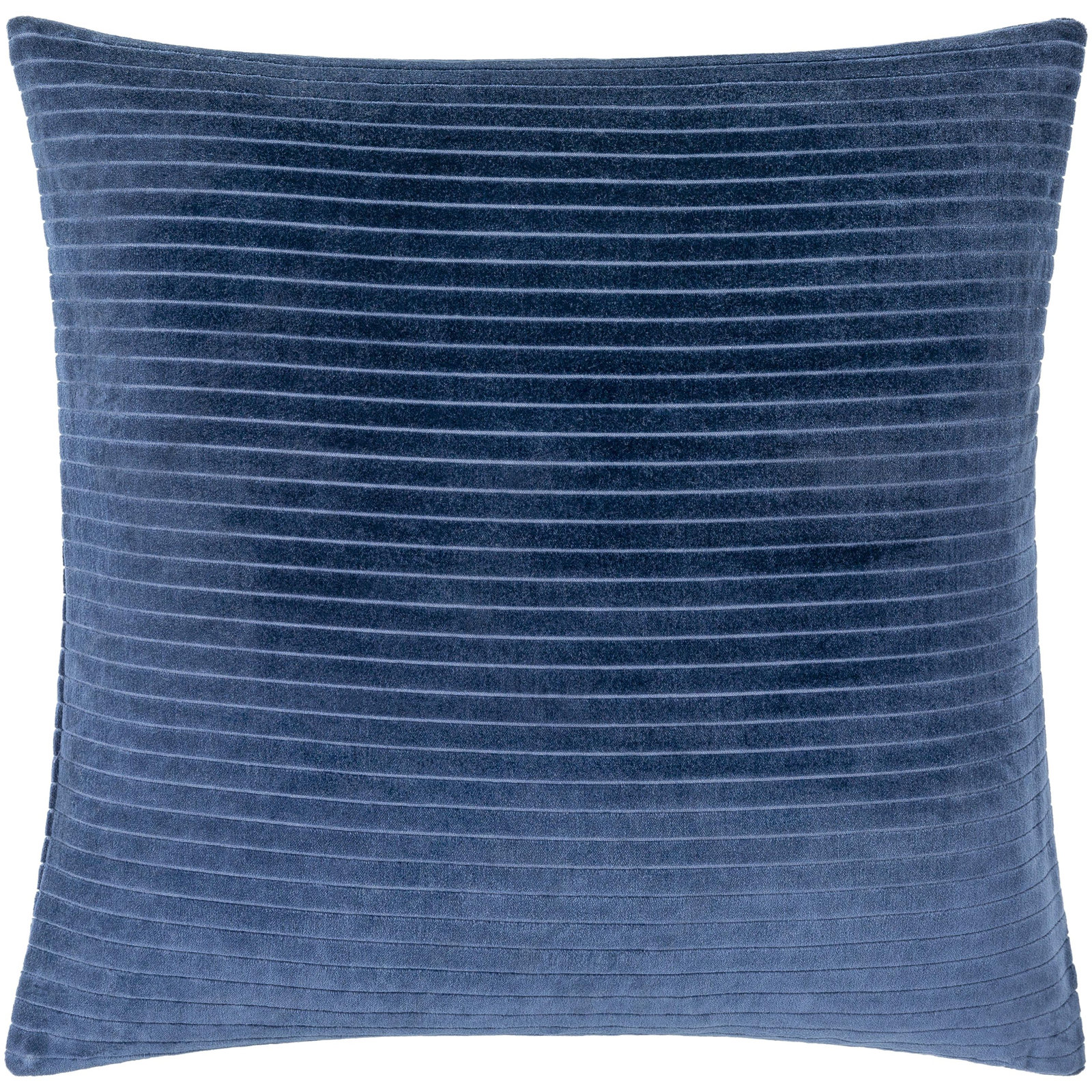 Westridge Cotton Throw Pillow, 20" x 20", Polyester/Polyfill, Navy