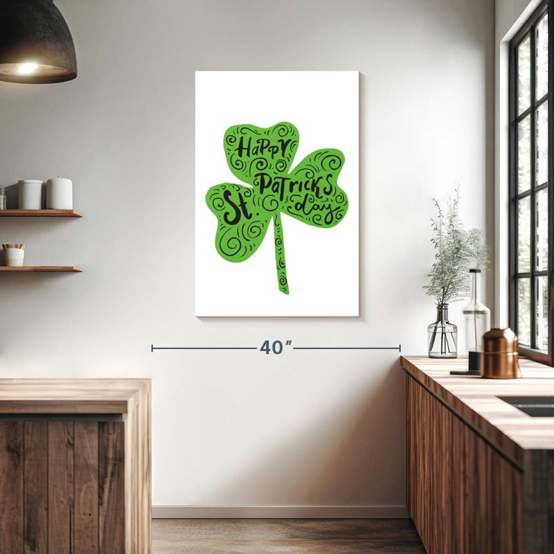 Lelend St. Patrick's Day Clover, 39" H x 26" W