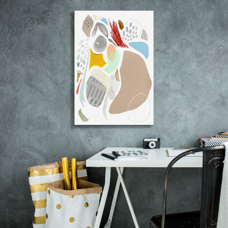 Art mural sur toile Pathway No 2 'par Linden Eller, 26 po x 34 po, H 26 po x l 18 po x P 0,75 po