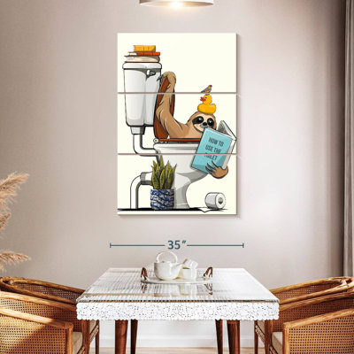Ketti Sloth In The Toilet