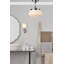 Lisette Glass Semi Flush Mount