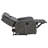 Asle Upholstered Track Arm Recliner Grey