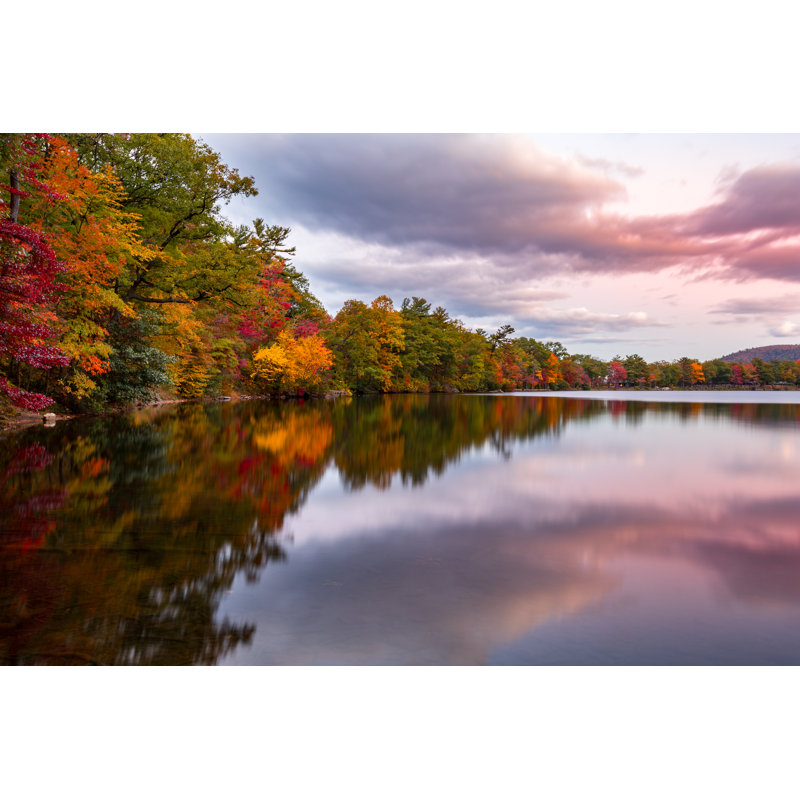 Hessian Lake - Photographie sur toile tendue, H 8 po x l 12 po x P 1 po