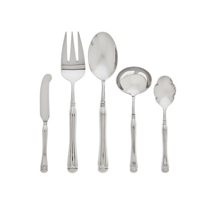 Rovello 5 Piece Stainless Steel Hostess Set