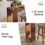 Table bistro 70,9 po