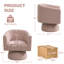 Fauteuil demi-tonneau pivotant 28 po-1150179196