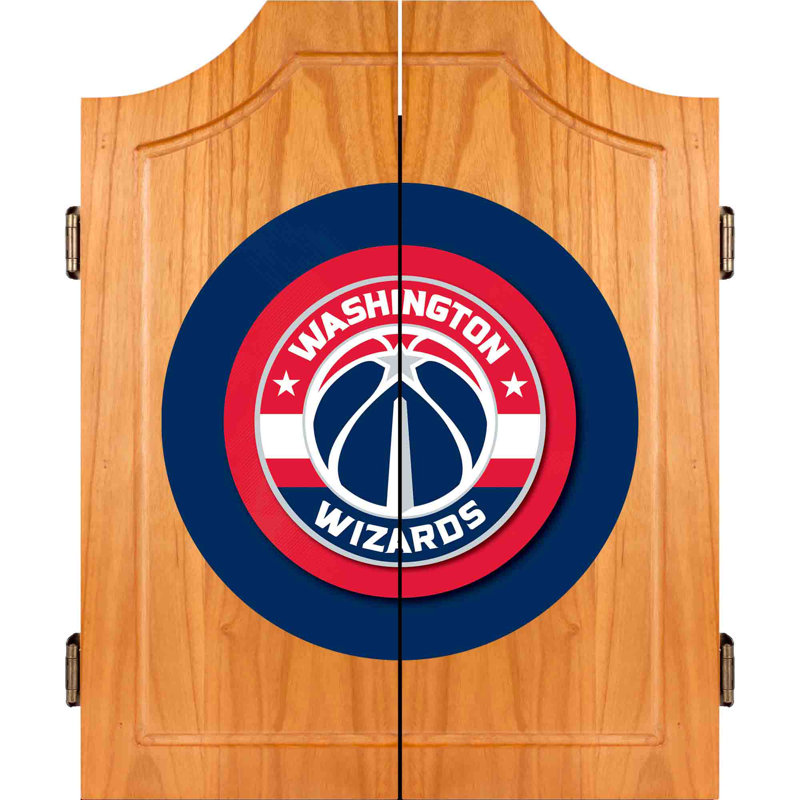 Ensemble de jeu de fléchettes et d'armoires Bristle, Wizards de Washington - biseauté
