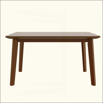 Rustic Farmhouse Dining Table - Solid Wood Frame, Minimalist Modern Dining Table For Kitchen, Dining Room, Living Room