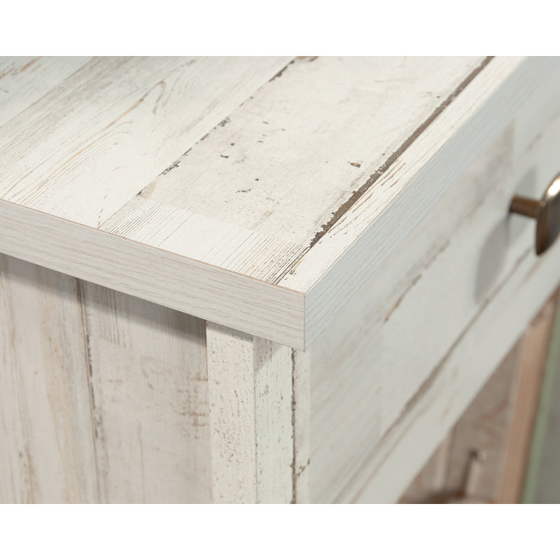 Sleek Night Stand, White