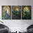 Peacock  Series  L  -Premium Gallery Wrapped Canvas Set -Ready to Hang-102398732