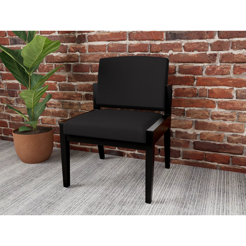 Chaise d’invité Amherst, Noir, Visite libre noire