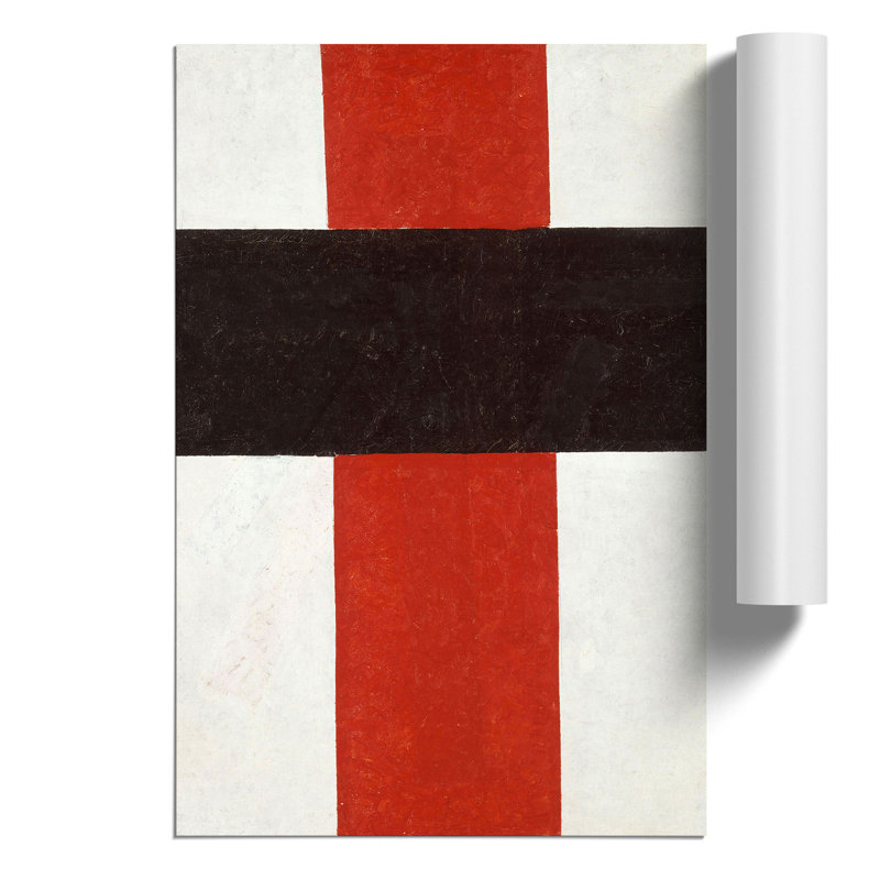 Composition Vol.6 by Kazimir Malevich - Unframed Graphic Art, 30cm H x 21cm W x 0.1cm D
