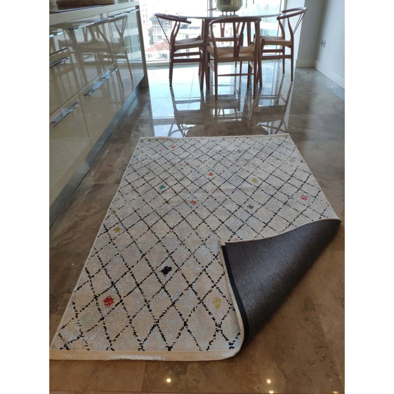 Tapis mathaï avec envers antidérapant, Rectangle 5 pi 3 po x 8 pi 2 po