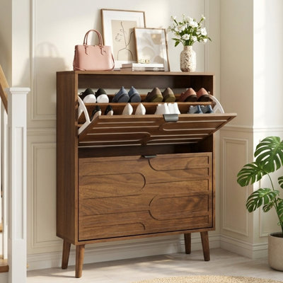 Rangement pour chaussures compact Mid-Century
