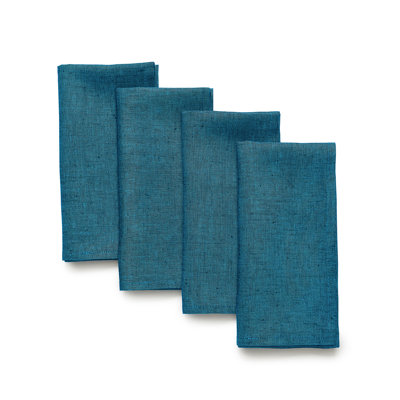 100% Pure Linen Dinner Napkins - Athena