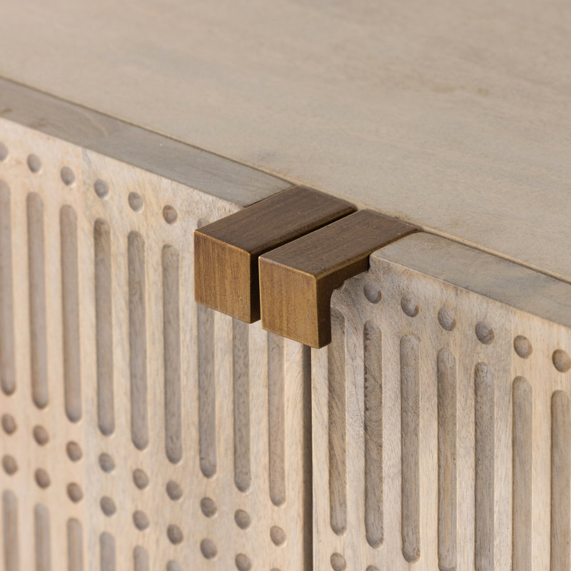 Kelby 56'' W Solid Wood Console Table, Natural