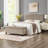 Upholstered Linen Seat With Buttons And Storage - 18 45X18x18 Inches Adds Comfort Functionality Fabric Height Practical Furniture Piece-372562768