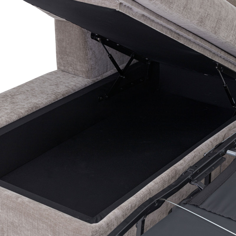 Canapé-lit modulaire coulissant avec rangement Milo