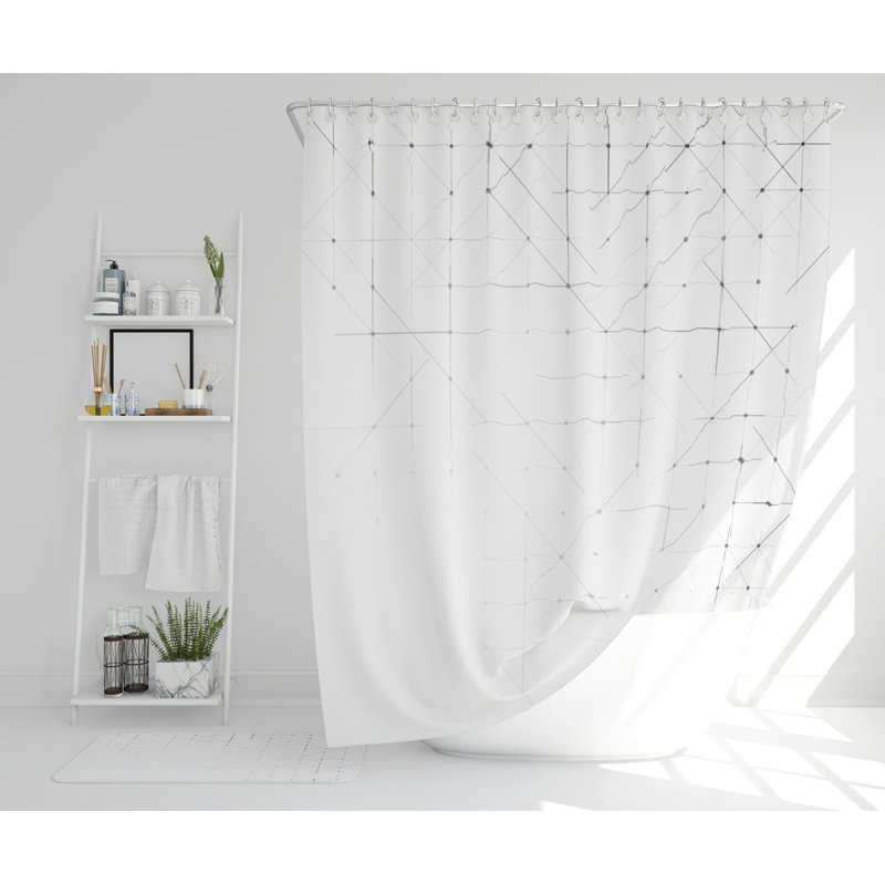 Neliana Polyester Shower Curtain Set