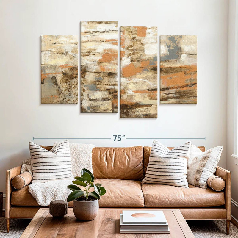 Avery Copper And Wood I, 42" H x 68" W