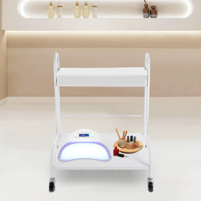 Portable Trolley Cart for Salon Nail Foot Bath Spa