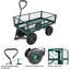 Chariot de jardin - Chariot à roulettes avec capacité de poids de 650 lb, roues tout-terrain et côtés amovibles - Chariots de jardin et wagons par Pure Garden 