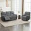 Reclining Sofa Sectional Recliner Plush Corduroy Couches Set Sofa-845837070
